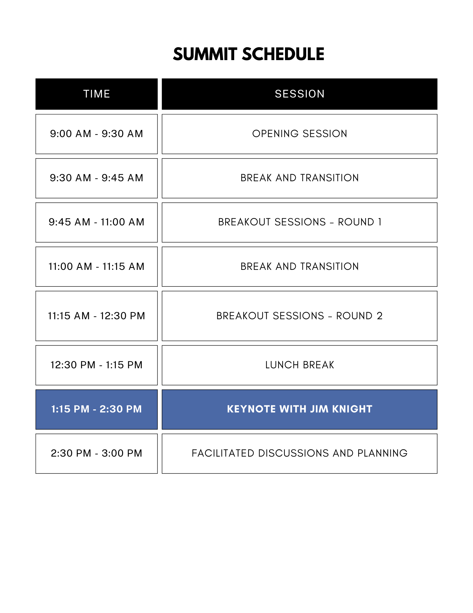 Spring 2026  Summit Schedule (1)